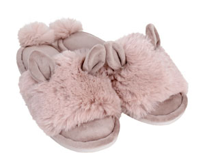 Pink Bunny Hop Slippers