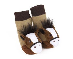 Pony Baby Rattle Socks