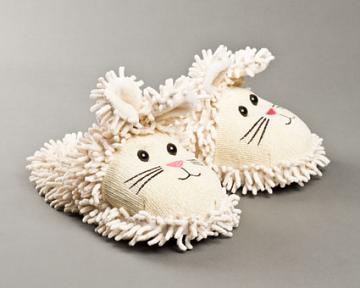 Fuzzy Bunny Slippers