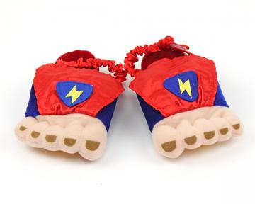 Kids Superhero Feet Slippers